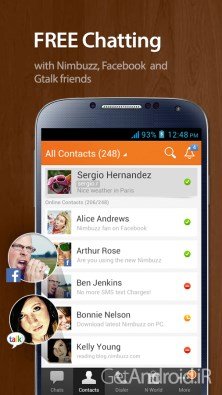 دانلود Nimbuzz Messenger 4.5.0 - مسنجر نیمباز اندروید دانلود Nimbuzz Messenger 4.5.0 - مسنجر نیمباز اندروید