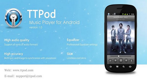 دانلود TTPod 10.0.7 - موزیک پلیر تی تی پود برای اندروید