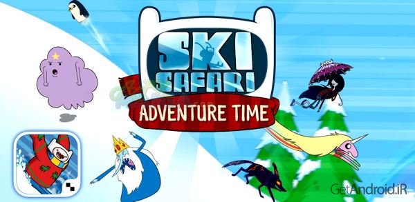 دانلود Ski Safari: Adventure Time 1.5.1 بازی اسکی زمان ماجراجویی اندروید