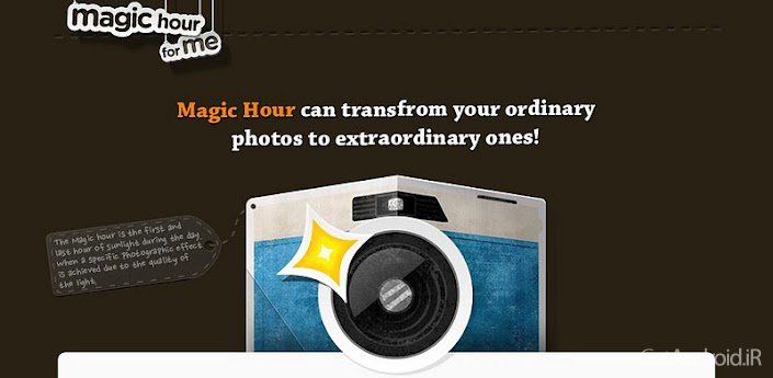 دانلود Magic Hour - Photo Editor 1.4.5 - برنامه دوربین و ویرایش عکس اندروید