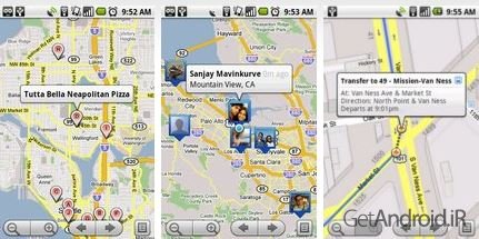 دانلود Google Maps 6.14.4 - نقشه گوگل برای اندروید 1.6 و بالاتر