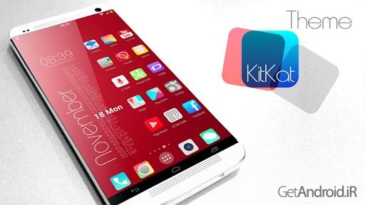 دانلود KitKat HD Launcher Theme icons v9 - آیکون های کیت کت برای اندروید