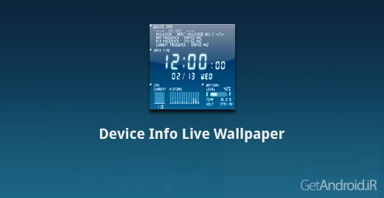 دانلود Device Info Live WallPaper 9.0.0 - والپیپر زنده نمایش مشخصات دستگاه اندرویدی