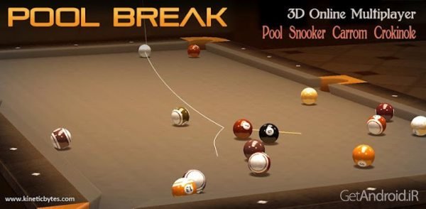 دانلود Pool Break Pro - 3D Billiards v2.7.2 بازی سه بعدی بیلیارد اندروید
