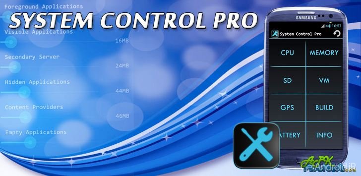 دانلود System Control Pro 2.0.5 - مدیریت همه جانبه گوشی اندرویدی