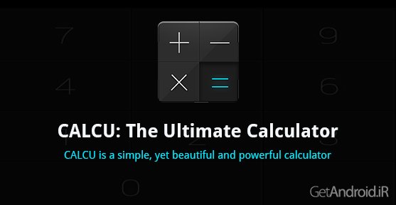دانلود CALCU: The Ultimate Calculator 1.0.6.140526 - ماشین حساب حرفه ای اندروید