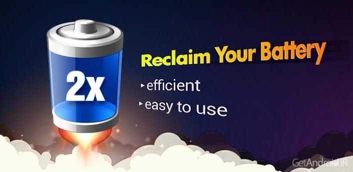 دانلود 2x Battery Pro - Battery Saver 3.50 - برنامه بهینه ساز مصرف باتری اندروید