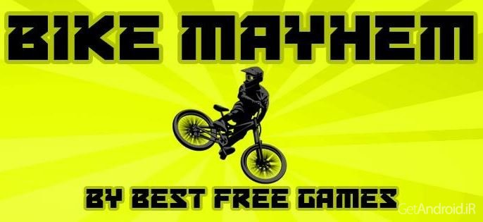 دانلود Bike Mayhem Mountain Racing v1.5 - بازی مسابقات دوچرخه سواری حرفه ای در کوهستان برای اندروید