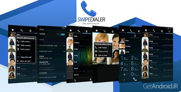 دانلود Swipe Dialer Pro 1.9.4 - برنامه شماره گیر اندروید