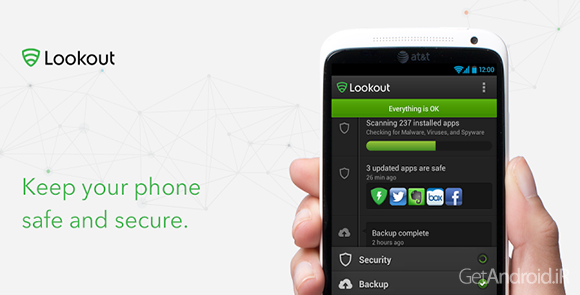 دانلود Lookout Security & Antivirus 10.15-08e90a5 - آنتی ویروس و بسته امنیتی اندروید