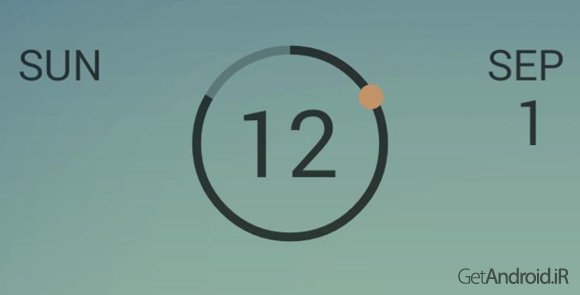 دانلود onca Clock Widget 0.6.0 - ویجت ساعت برای اندروید