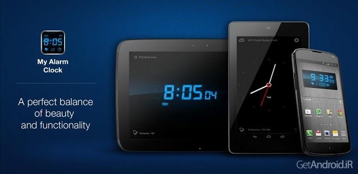 دانلود My Alarm Clock v2.20 - ساعت زنگ دار اندروید