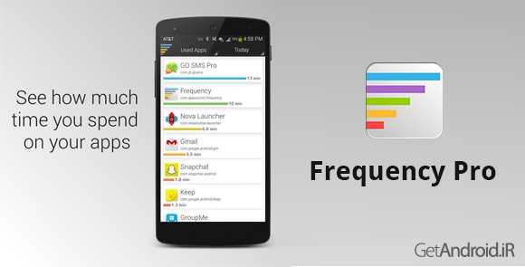 دانلود Frequency Pro 1.2 - برنامه مدیریت استفاده از اپلیکیشنها در اندروید