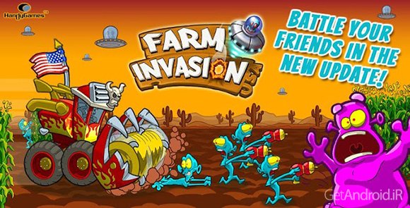 دانلود Farm Invasion USA Premium 1.3.3 - بازی یورش به مزرعه برای اندروید