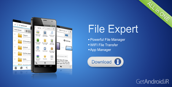 دانلود File Expert with Clouds 8.3.0 - برنامه قدرتمند مدیریت فایل برای اندروید