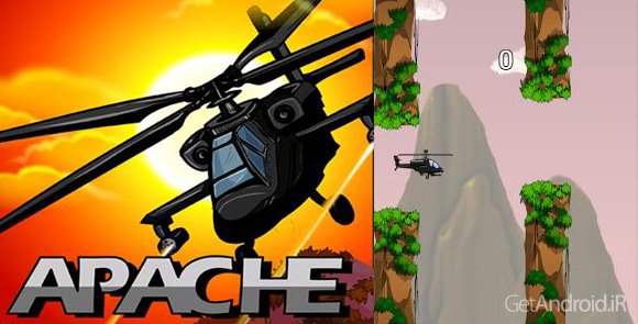 دانلود Apache Flight 1.1 - بازی کم حجم هدایت هلیکوپتر برای اندروید