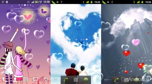 دانلود Sweet Heart Live Wallpaper 1.2 لایو والپیپر عاشقانه برای اندروید