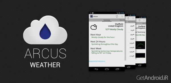 دانلود Arcus Weather PRO 6.0.0.6 برنامه هواشناسی اندروید