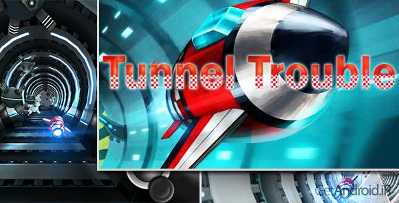 دانلود Tunnel Trouble 3D 1.3.7 - بازی اعتیادآور هدایت سفینه در تونل برای اندروید