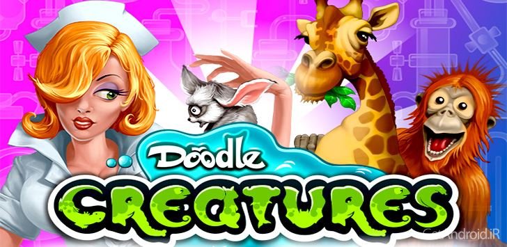 دانلود Doodle Creatures HD v2.0.0 - بازی فوق العاده خلق موجودات اندروید