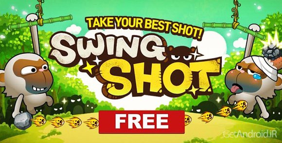 دانلود Swing Shot HD 1.00.09 - بازی اچ دی هدف قرار دادن حیوانات دشمن برای اندروید