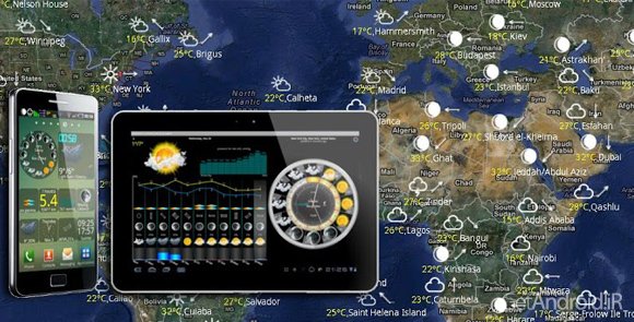 دانلود eWeather HD 7.1.2 برنامه قدرتمند هواشناسی اندروید