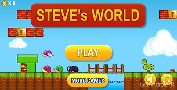 دانلود Steve's World 2 1.0.2 - بازی دنیای استیو 2 برای اندروید