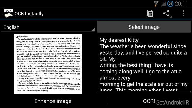 دانلود OCR Instantly Pro 3.0.5 - برنامه تشخیص متن برای اندروید دانلود OCR Instantly Pro 3.0.5 - برنامه تشخیص متن برای اندروید