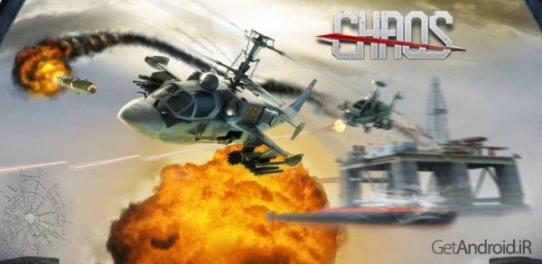 دانلود CHAOS Combat Helicopter HD №1 v7.2.0 بازی هلیکوپتر جنگی اندروید