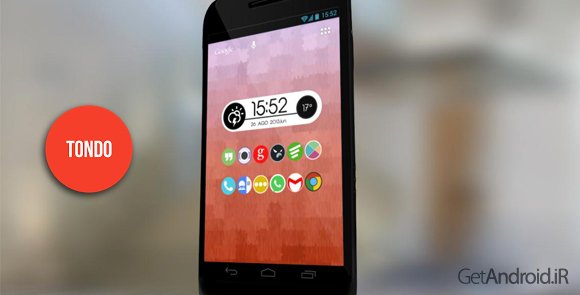 دانلود Tondo Premium Apex ADW Nova 3.1 - مجموعه آیکون تندو برای لانچرهای اندروید