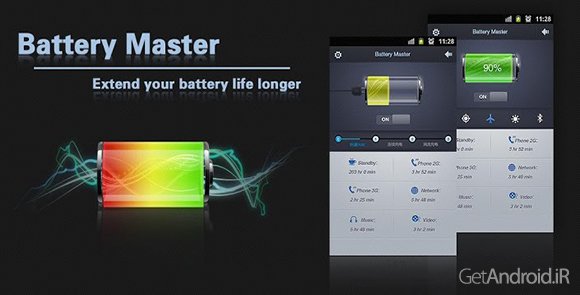 دانلود Battery Master-Save power! v2.7 - برنامه باتری مستر برای اندروید