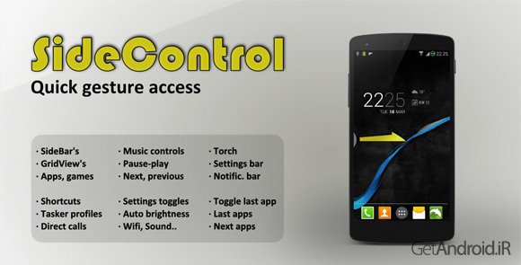 دانلود SideControl Pro 4.11 - برنامه کنترل همه جانبه اندروید