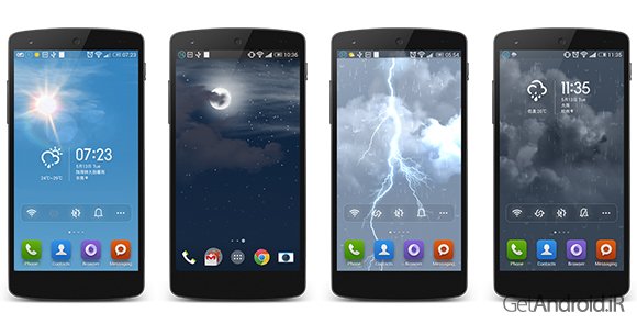 دانلود 3D Parallax Weather 1.7 - برنامه هواشناسی بسیار زیبا برای اندروید