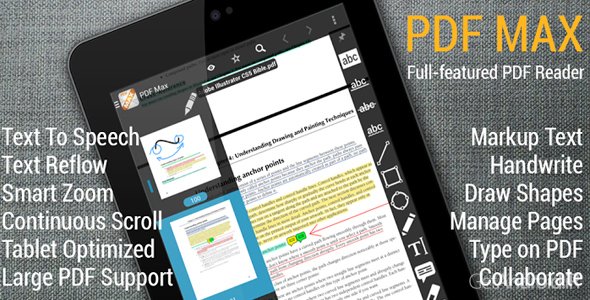 دانلود PDF Max 4 - The PDF Expert! v4.6.3 - برنامه متخصص فایلهای PDF برای اندروید!