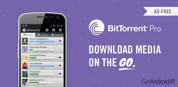 برنامه BitTorrent - Torrent Downloads Pro v3.44 – دانلود از تورنت اندروید