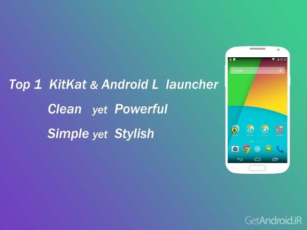 دانلود KK Launcher Prime (Lollipop &KitKat) 7.2 – کاکا لانچر اندروید