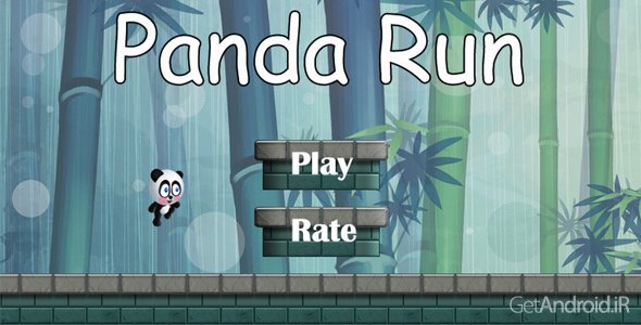 دانلود Panda Run 2.3.2 - بازی کم حجم پاندای دونده برای اندروید