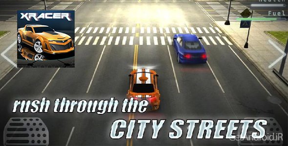دانلود XRacer: The traffic 1.03 - بازی اتومبیل رانی در ترافیک برای اندروید + نسخه مود
