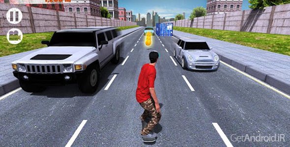 دانلود Street Skater 3D 1.0.11 - بازی اسکیت باز خیابان برای اندروید + نسخه مود