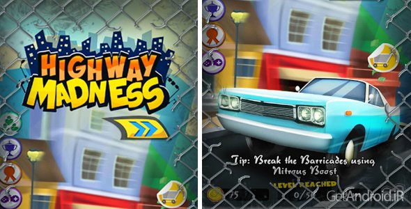 دانلود Highway Madness 1.0 - بازی جنون اتوبان برای اندروید