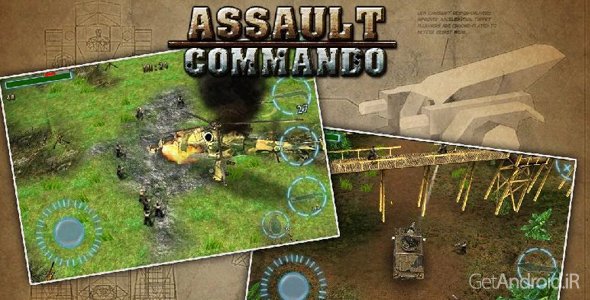 دانلود Assault Commando 1.01 - بازی کماندوی مبارز برای اندروید