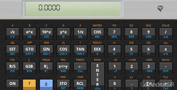 دانلود 15C Scientific Calculator 2.24 - ماشین حساب مهندسی شرکت HP برای اندروید