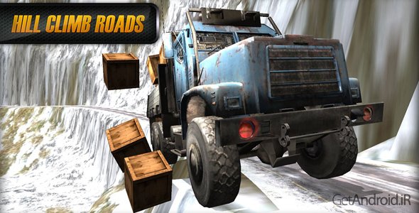دانلود Hill Climb Truck Racing 1.9 - بازی حمل بار در مناطق کوهستانی برای اندروید