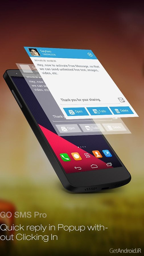 دانلود GO SMS Pro Premium 7.32 – بهترین نرم افزار مدیریت اس ام اس اندروید + پلاگین ها + فایل زبان فارسی دانلود GO SMS Pro Premium 7.32 – بهترین نرم افزار مدیریت اس ام اس اندروید + پلاگین ها + فایل زبان فارسی