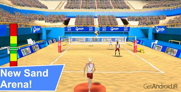 دانلود Volleyball Champions 3D 2014 v5.5 - بازی قهرمانان والیبال برای اندروید
