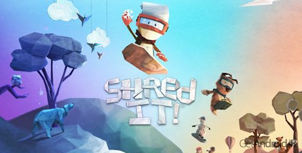 دانلود Shred It! 1.7 - بازی زیبای اسکیت سواری در دنیای کاغذی برای اندروید + دیتا