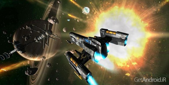 دانلود Galaxy On Fire 2 HD 2.0.11 - بازی گرافیکی دفاع از کهکشان برای اندروید