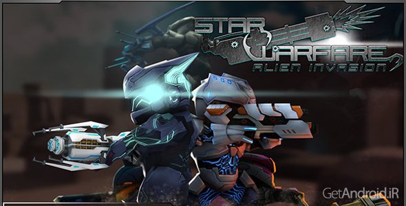 دانلود Star Warfare:Alien Invasion HD 2.93 - بازی گرافیکی جنگ ستارگان: حمله بیگانگان برای اندروید + دیتا
