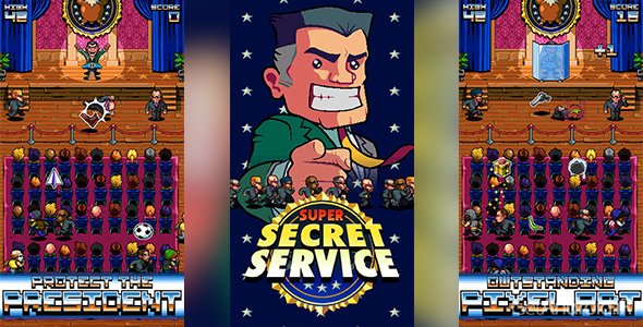 دانلود Super Secret Service 1.1.1 - بازی فانتزی محافظین رییس جمهور برای اندروید