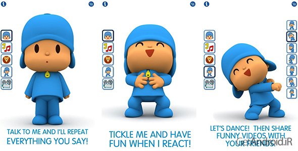 دانلود Talking Pocoyo Premium v2.0.5.3 - پوکویوی سخنگو برای اندروید + دیتا